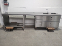 s/s work table cabinet induchef